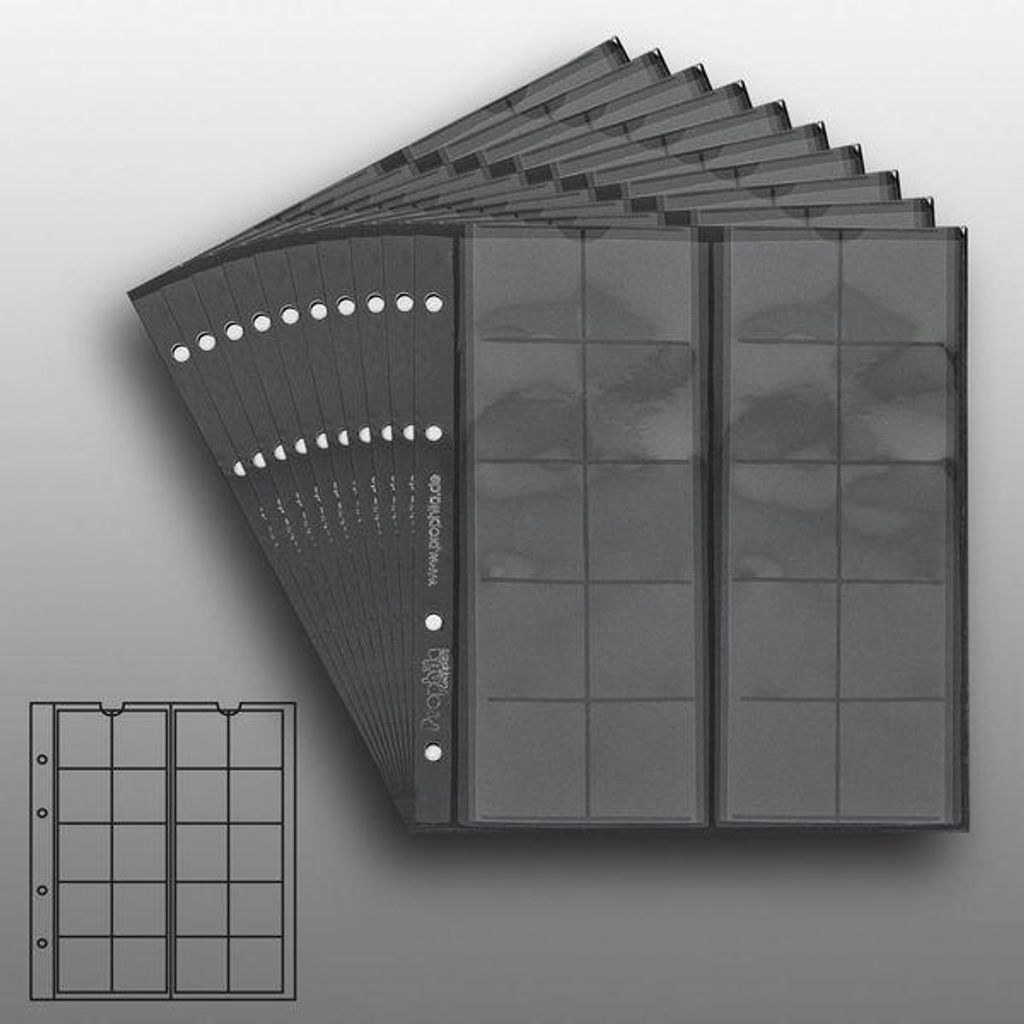 Prophila Collection 10 numismatische Münzhüllen mit Produktbild 
