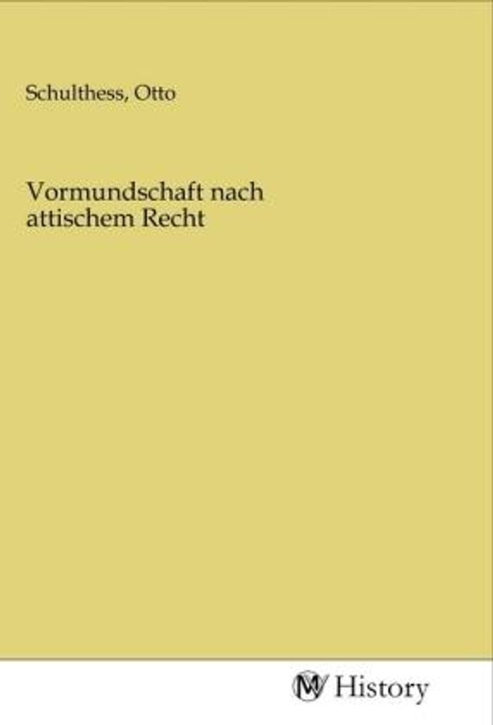 Vormundschaft nach attischem Recht