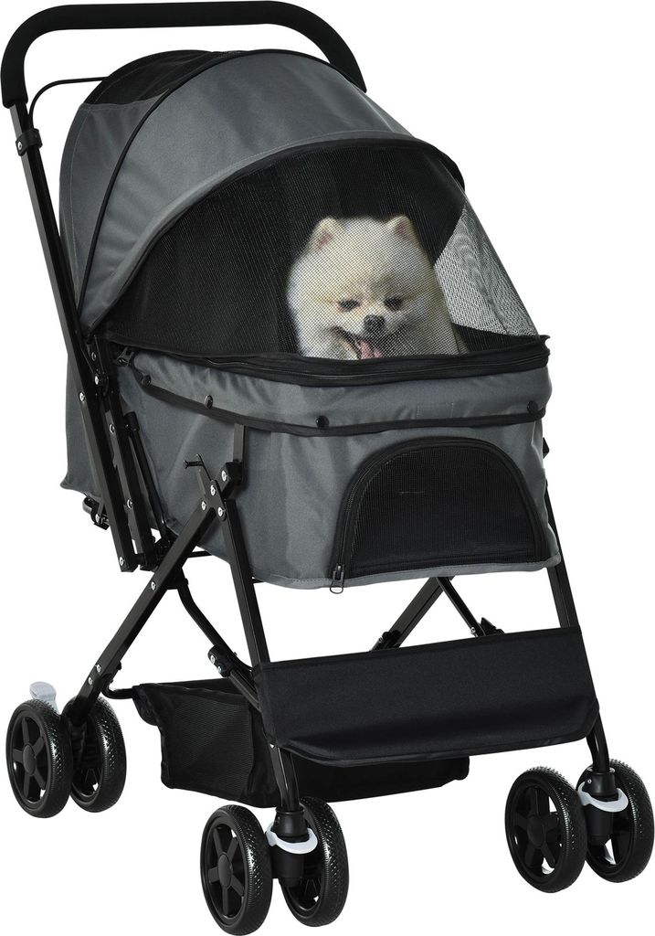 PawHut Dog Buggy Kočárek pro malé psy a kočky Pet Stroller Obrázek produktu 