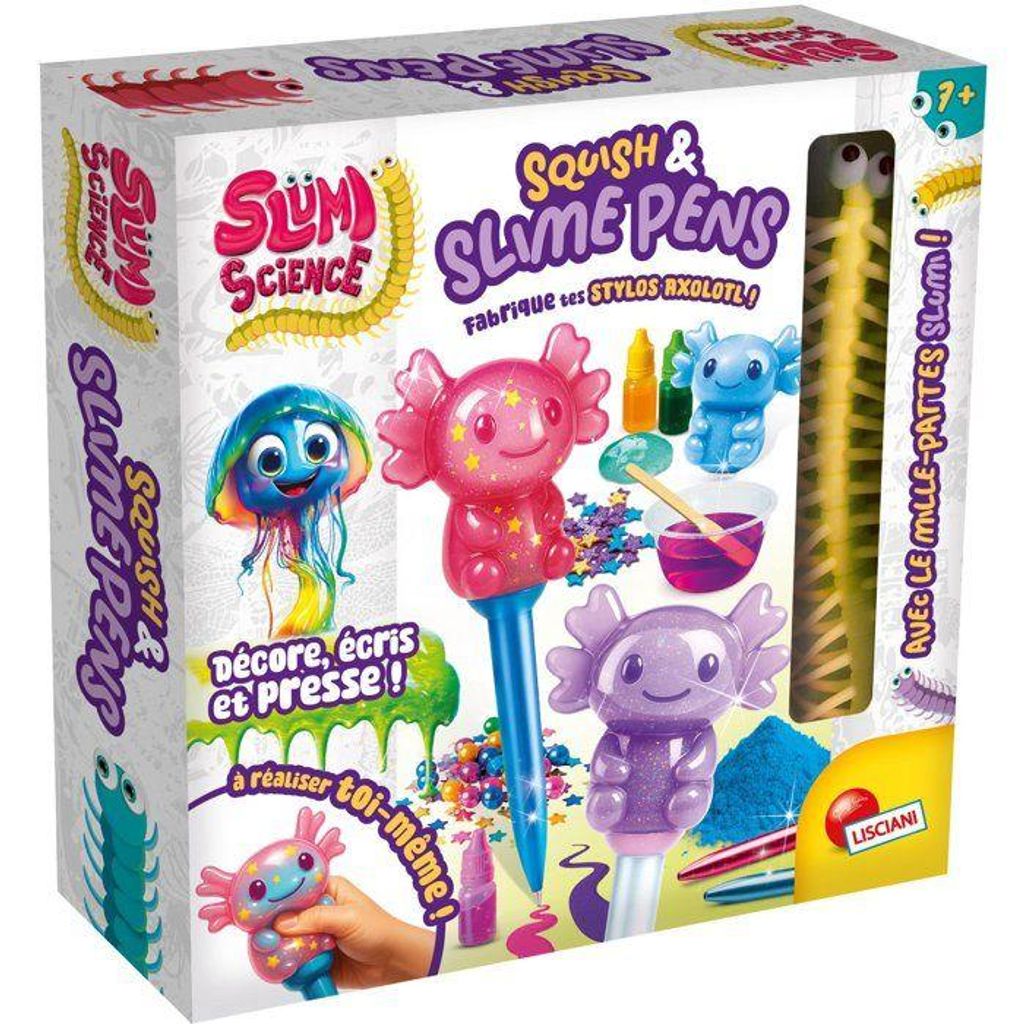 SLUMI SCIENCE Squish & Slime Stifte – Kreativset – – Individuell gestaltbar & ultraweicher Effekt – Ab 7 Jahren