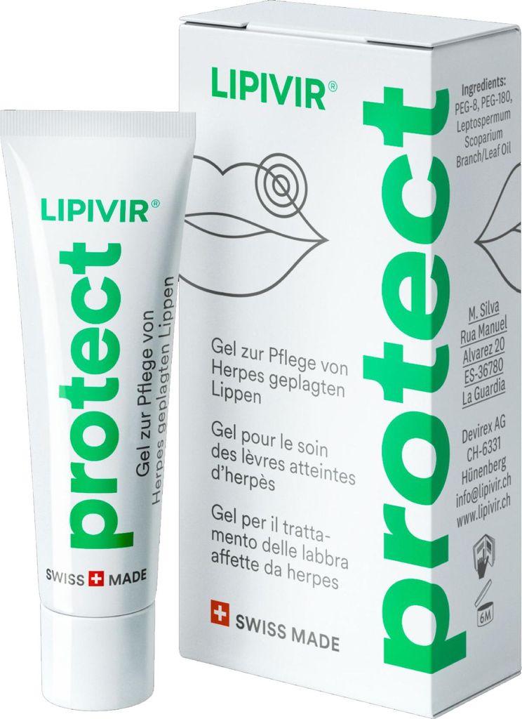 Sanacute LIPIVIR protect 3,7cm weiß 543000001 Produktbild 