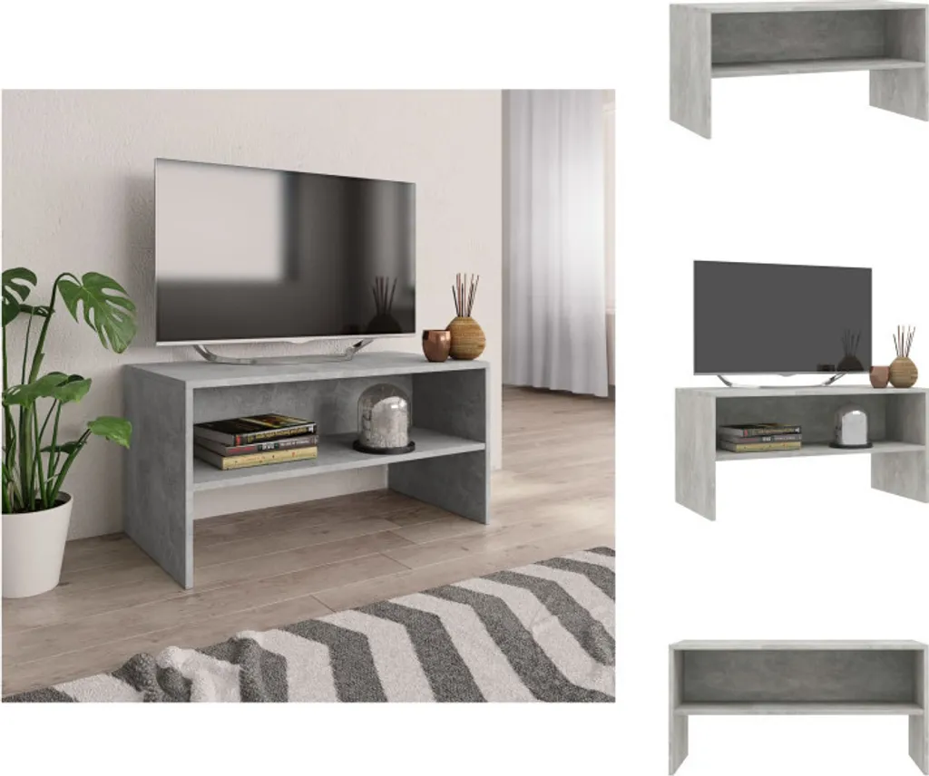 Mobile TV Grigio Cemento 80x40x40 cm - Offerta vidaXL Arredo Moderno