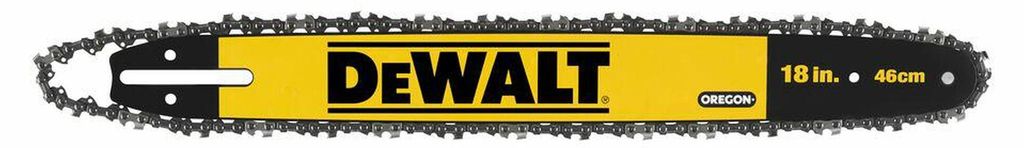 STANLEY BLACK+DECKER Führungsschiene mit Kette Führungsschiene 46 cm mit Kette für Kettensäge DEWALT DT20661