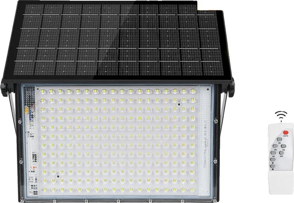 Projecteur solaire 216 LED avec détecteur de mouvement extérieur IP65