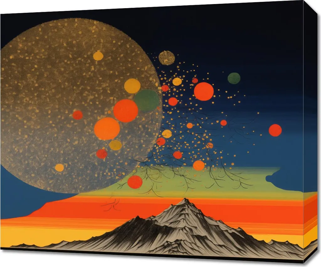 Tableau Image 60 x 50 cm Exposition sur le monde - Art Mural Géographique