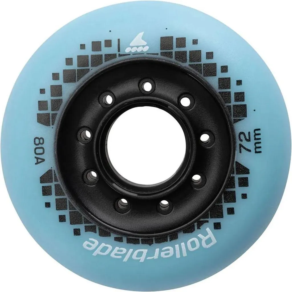 Roues de patins à roulettes 70mm Rollerblade Apex Xc Bleu Lot de 4