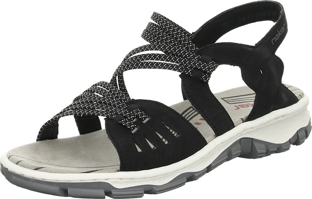 Rieker Komfort Sandalen Damen 31383131353234 Schwarz 41 EU Produktbild 