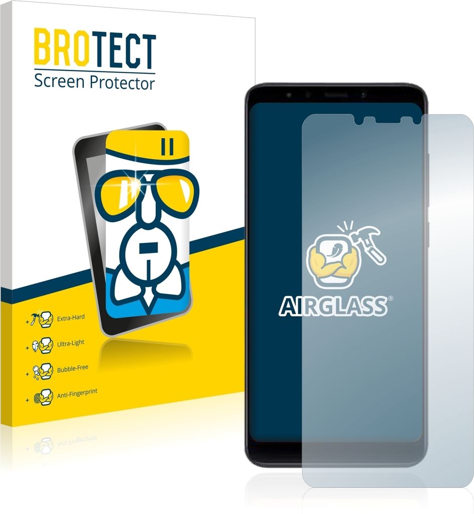 BROTECT Schutzglas für Xiaomi Mi A2 Schutzfolie Panzer Folie Glas Display Schutz klar