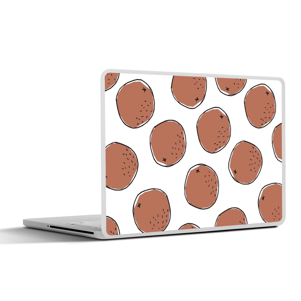 MuchoWow Laptop Aufkleber Sticker Cover Kokosnüsse - Sommer - Muster 36.5x27.5 cm - Laptop-Sticker