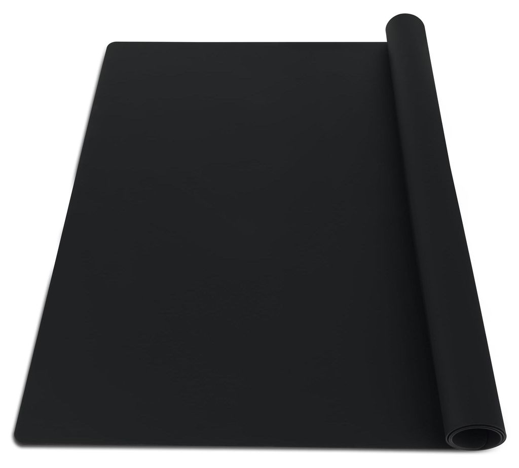 Große Silikon-Bastelmatte 70 x 50 cm, schwer entflammbar (B2), geeignet zum Malen, Basteln mit Epoxidharz, Modelliermasse, Tischset, antihaftbesch...