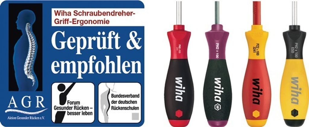 Wiha Schraubendreher VDE TX Größe 27x125mm Gesamtlänge 243mm Rundklinge mit Mehrkomponenten-Griff - 36540