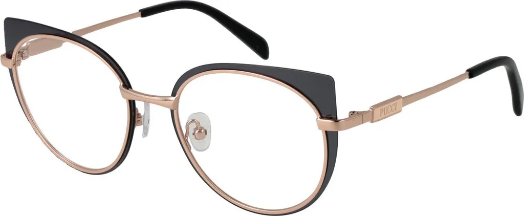 Lunettes Pucci EP5220 Grises Brillantes Design Italien Luxueux 51mm