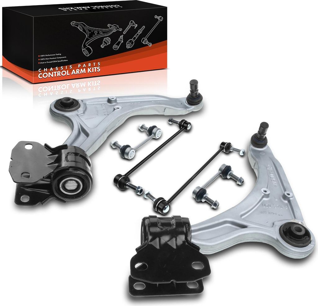 Frankberg 1x Querlenker Satz Vorderachse für Ford Mondeo V Schrägheck Stufenheck Turnier 1.0L 1.5L 1.6L 2.5L Bj ab 2014