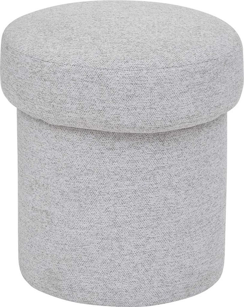 Eazy Living Pouf Ø 37 cm Nélie Grau Produktbild 