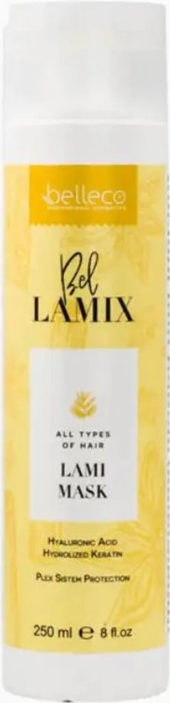 Belleco Bel Lamix Masque Fixateur Étape 2 pour Botox Capillaire 500ml