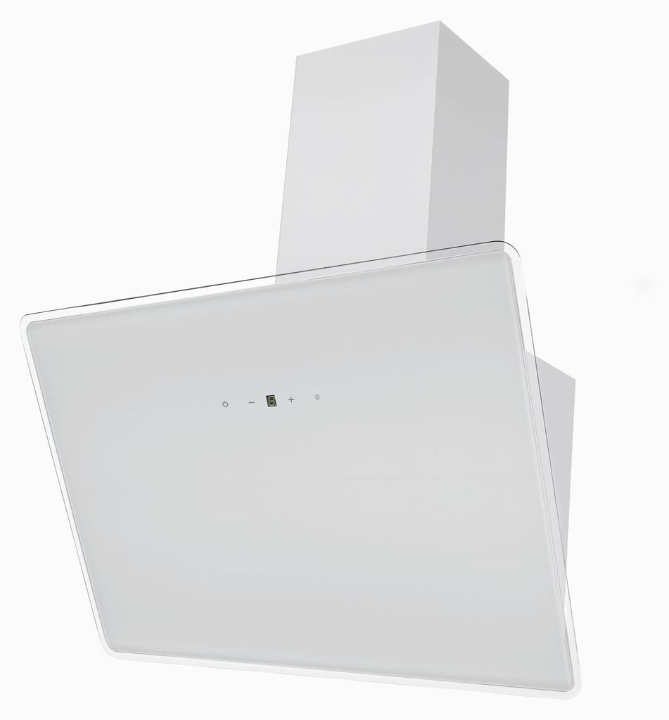 Respekta Kopffreie Schräghaube Lora mit Glasschirm, Weiß, Produktbild 