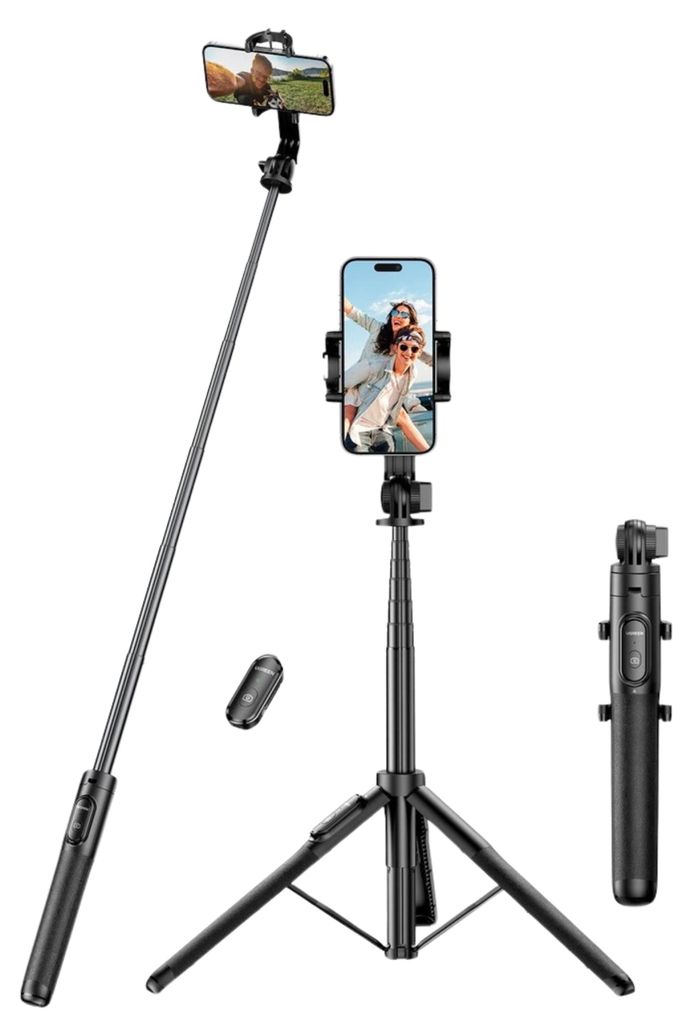 Bastone selfie / Bastone telescopico con supporto e Immagine del prodotto 