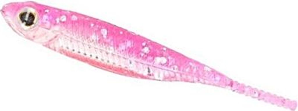 Fish Arrow Flash J Pin 1inch Pink/Silver