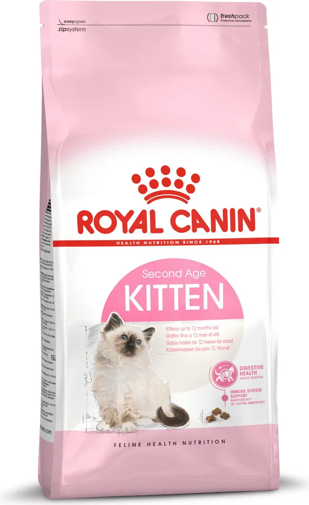 Aliment complet chaton Royal Canin Kitten 2 kg - Croquettes haute qualité