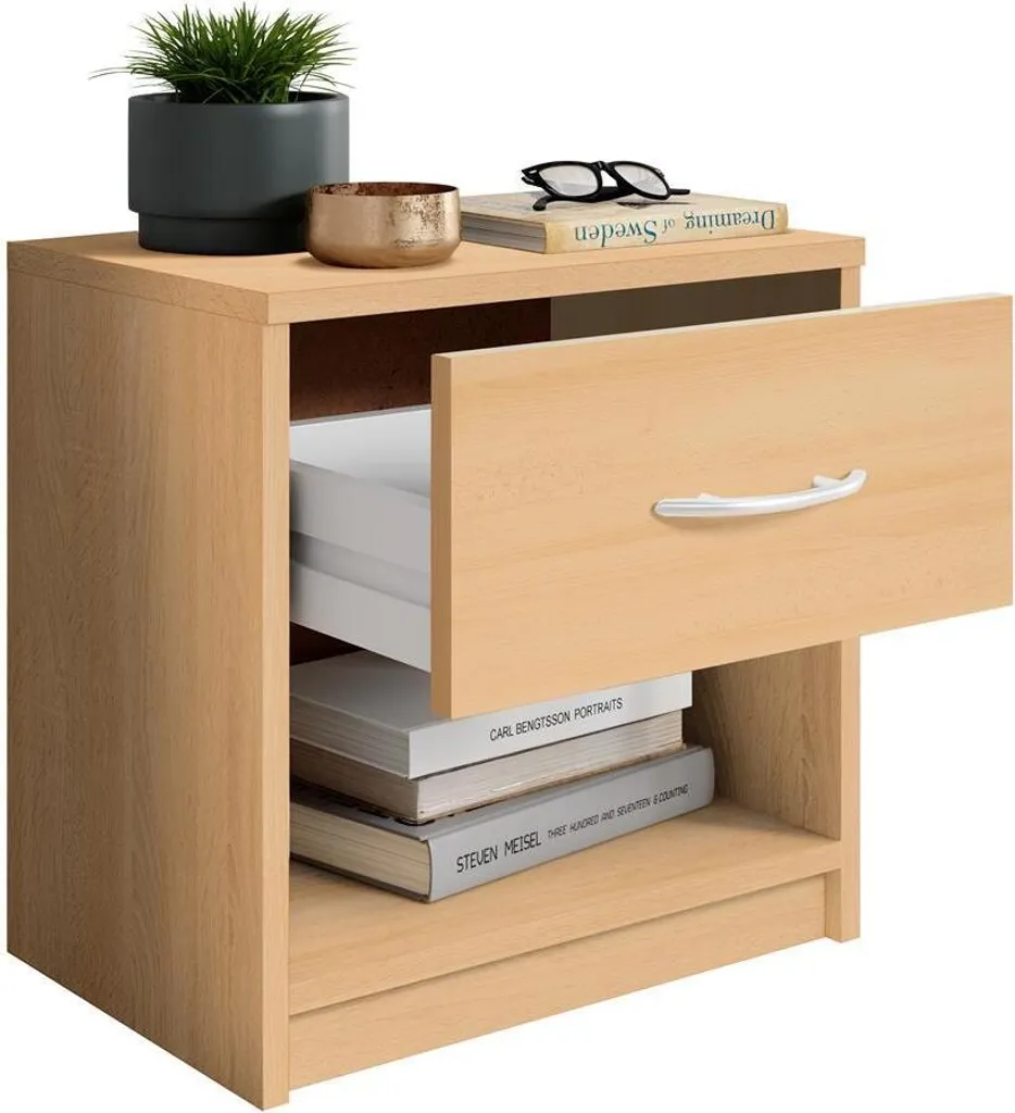Chevet de chambre Pepe petit modèle avec compartiment de rangement - 7