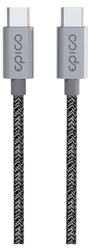 Câble Epico USB-C 240W en Nylon Tressé 2m - Haute Résistance et Vitesse