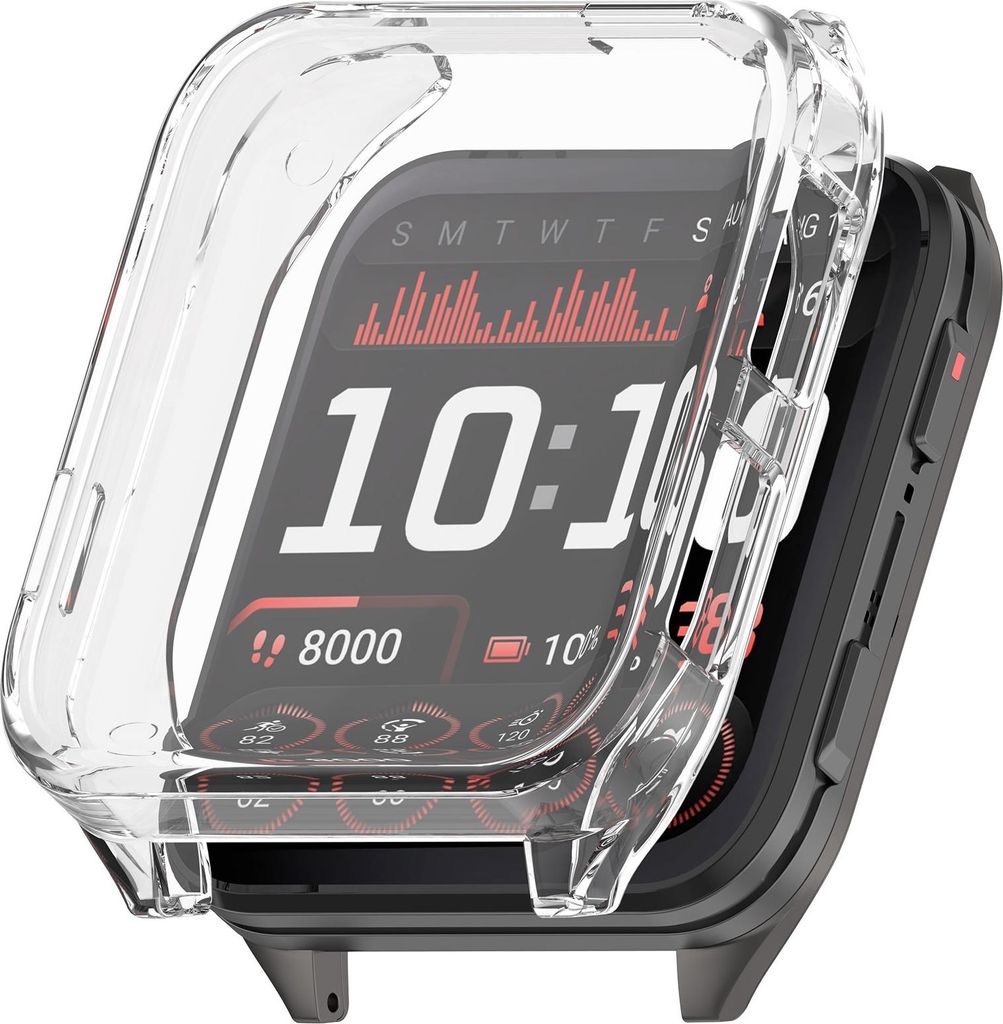 INF TPU Schutzhülle für Garmin Venu X1 - Vollständiger Schutz, Stoßfest Transparent