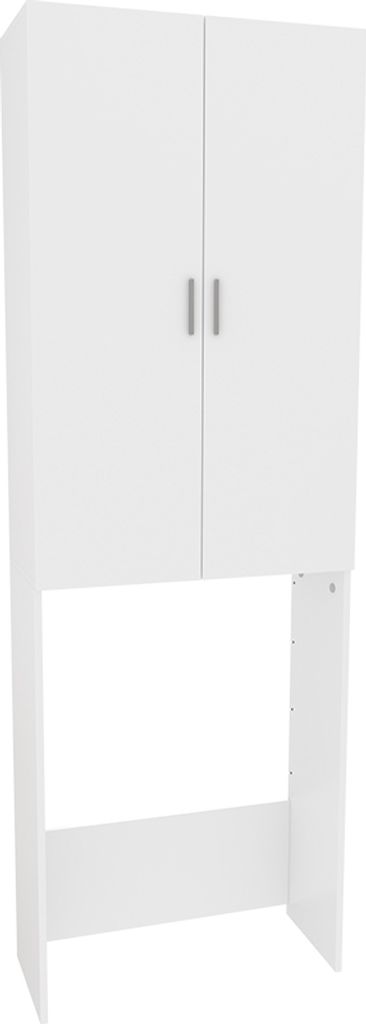 Waschmaschinenschrank Vicco Martha Weiß 64 x 190 cm mit 2 Produktbild 