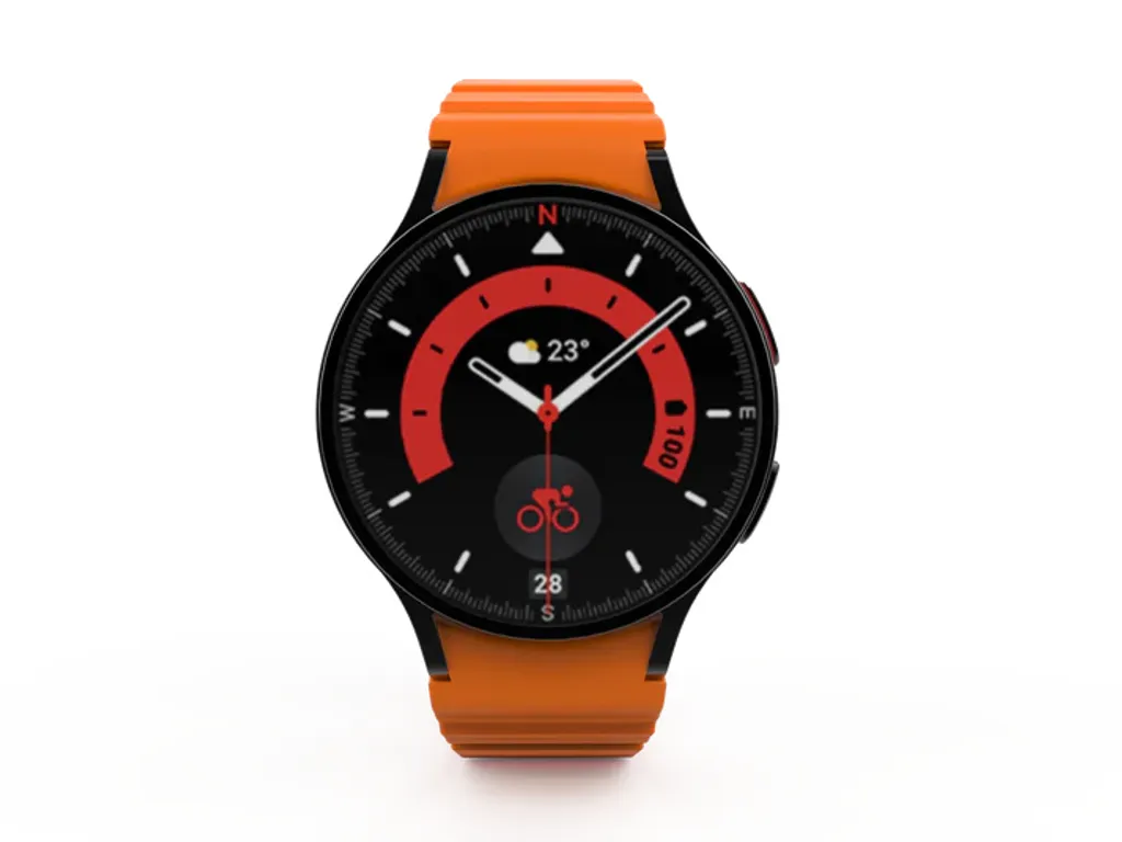 Cambia Look al tuo Galaxy Watch: Cinturino Rosso SYSTEM-S 20mm