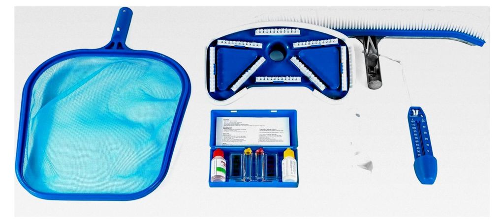 Poolset Wartungs- und Reinigungsset mit Zubehör