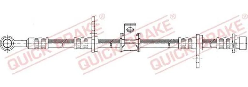 Flexible de frein Honda Accord - Remplacement OE 01465SM4010 idéal