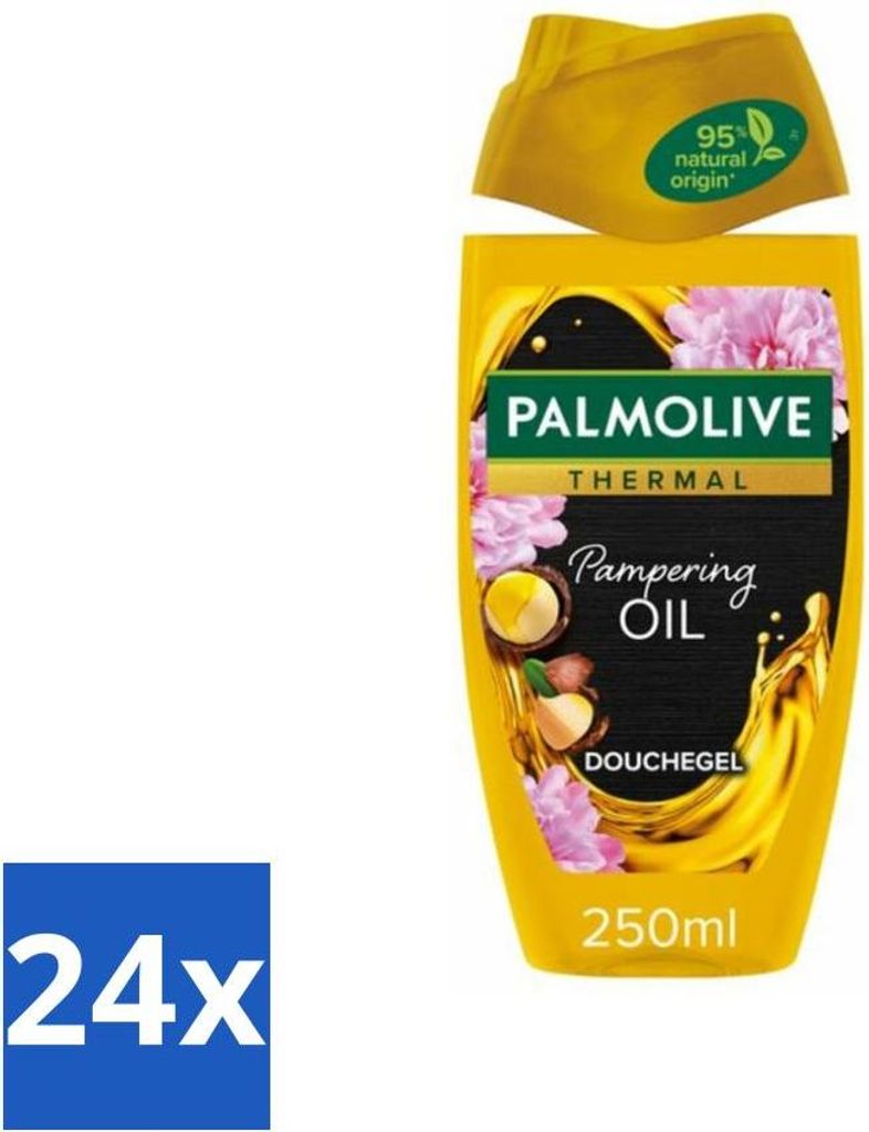 Palmolive Duschgel Thermal Verwöhnöl 250 ml - Vorteilspack - 24 Stücke