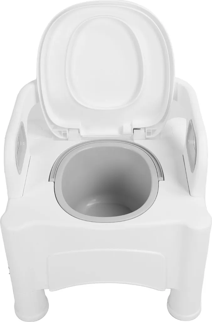 Toilettes mobiles pour chambre - WC d'appoint réglable pour senior - 3