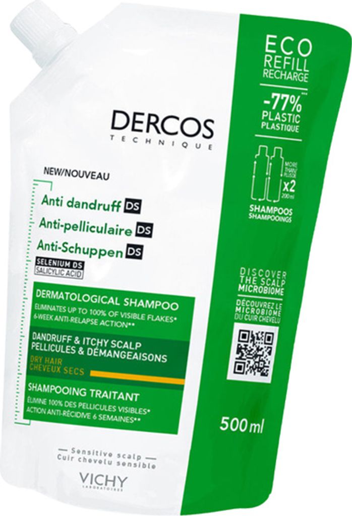 Vichy Dercos Refill Anti-Dandruff Shampoo Dry Hair 500ml Produktbild 13