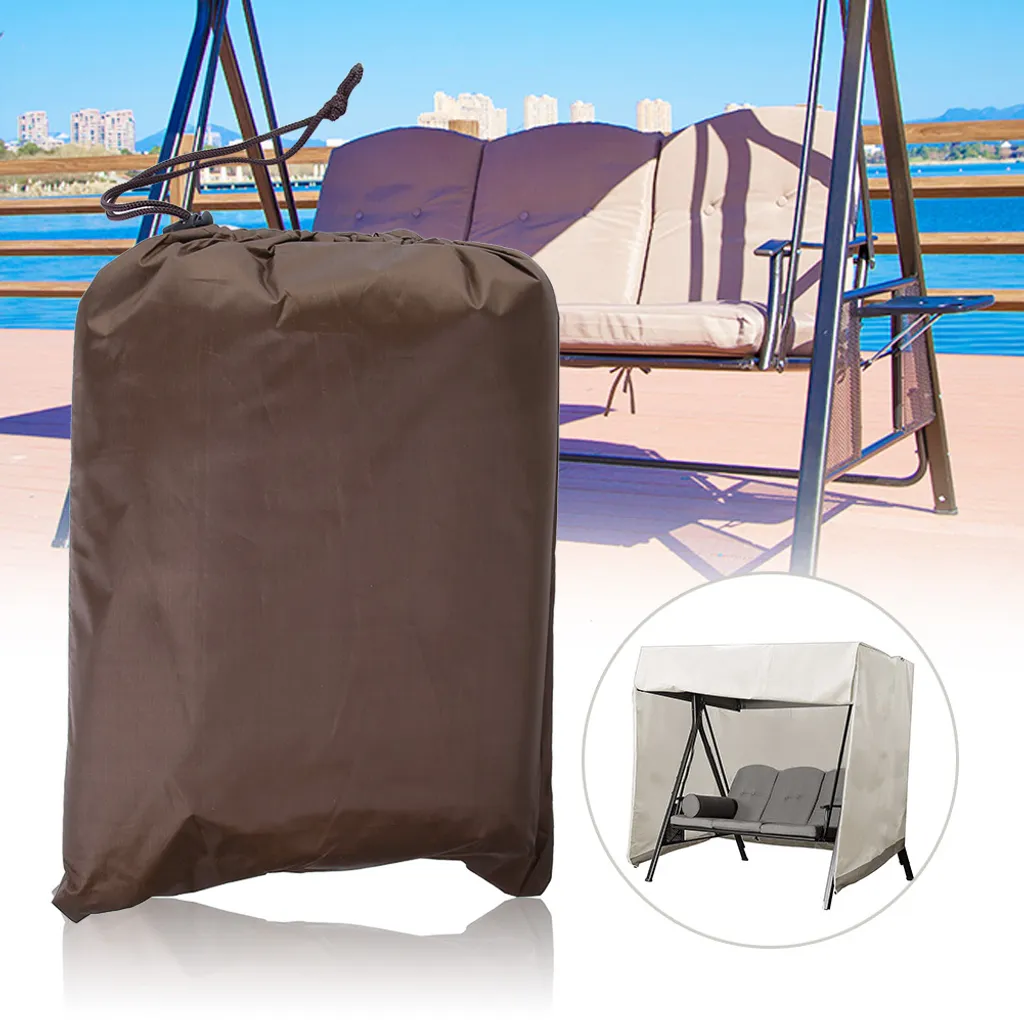 Couverture de balançoire imperméable anti-UV avec fixation coupe-vent pro