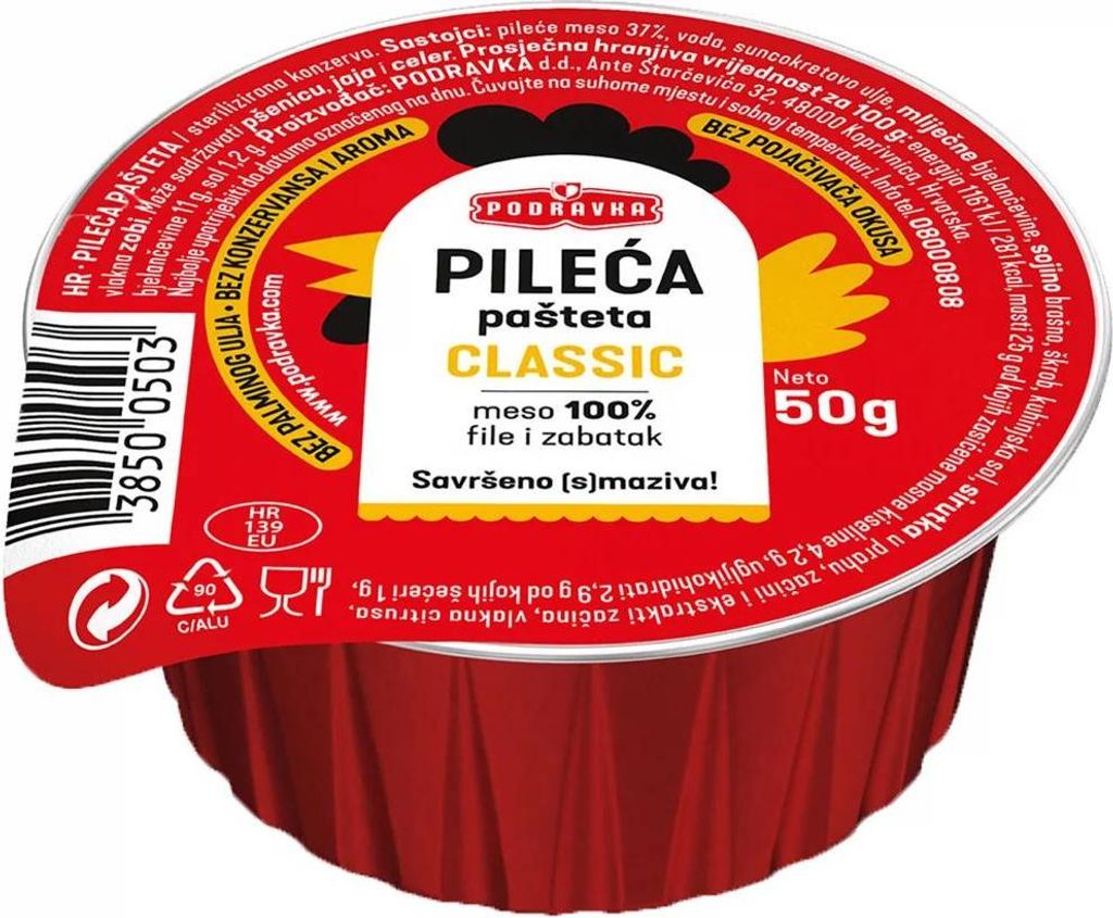 Podravka Brotaufstrich aus Hühnerfleisch 50g Produktbild 