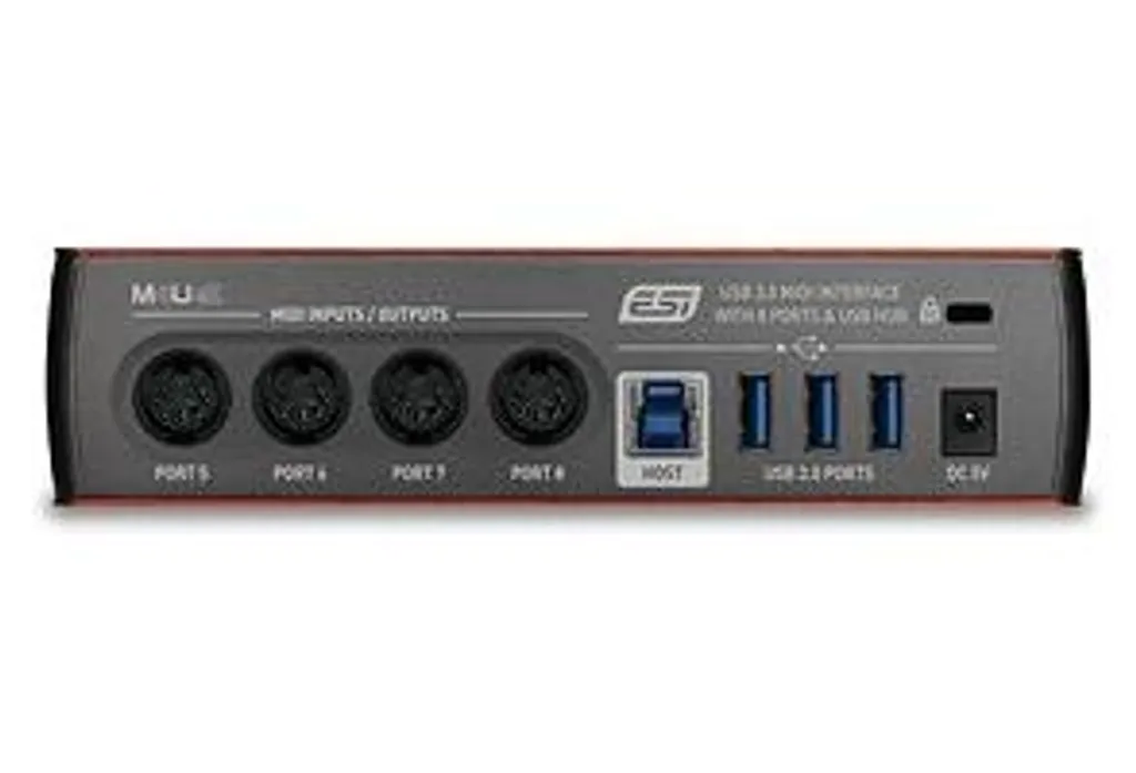 ESI M4U eX Interface MIDI USB 3.0 ultra-compacte à 8 ports polyvalents - 5