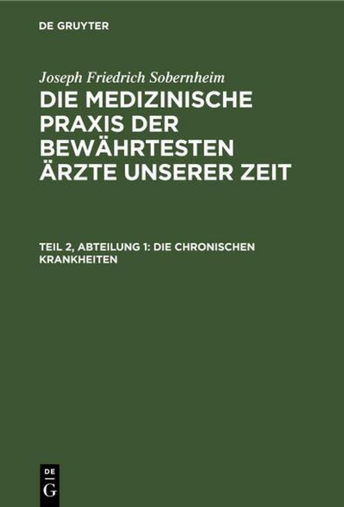 Die chronischen Krankheiten