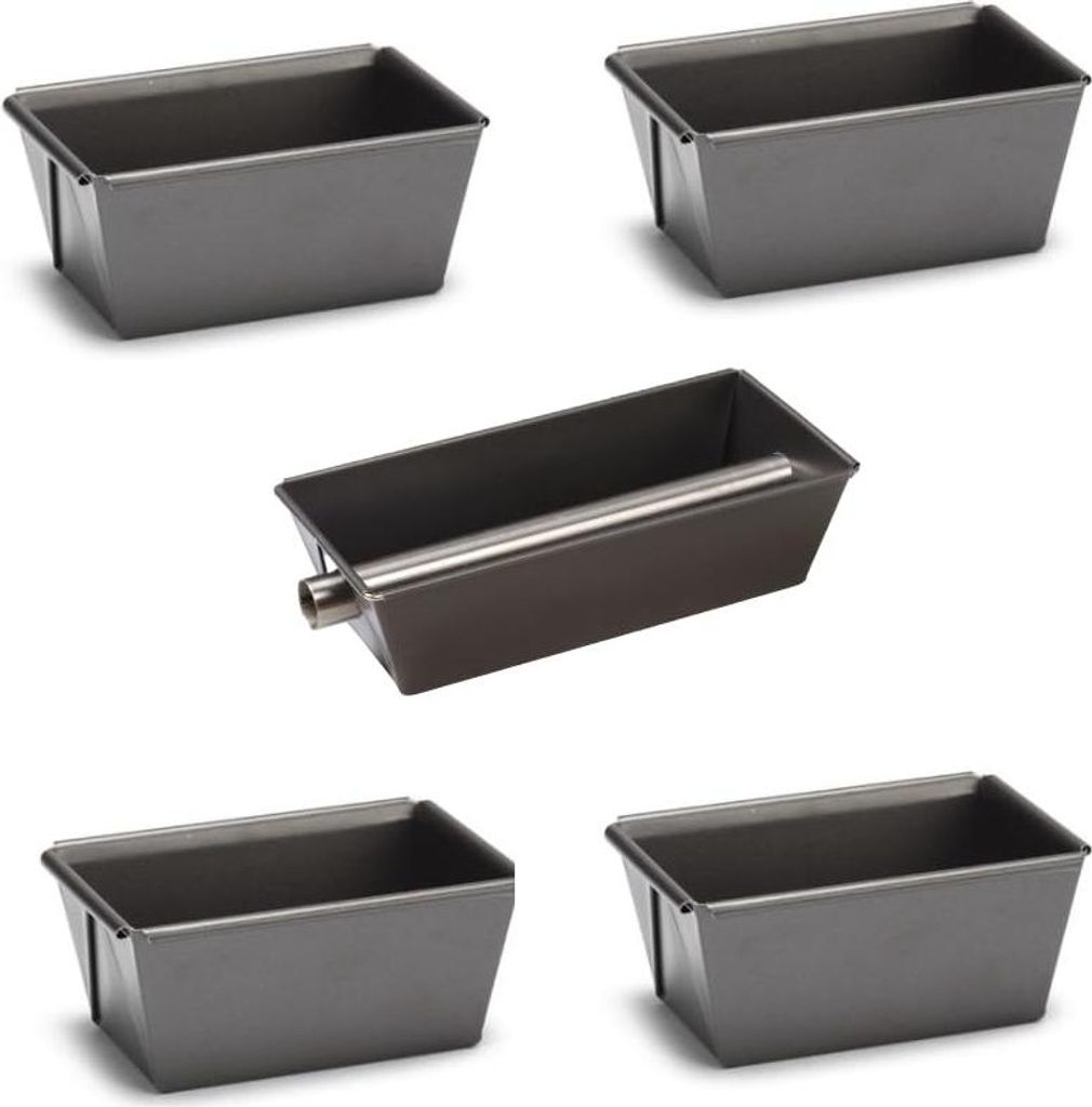 Set von 5 Kuchenformen - für kreatives Backen - beschichteter Stahl