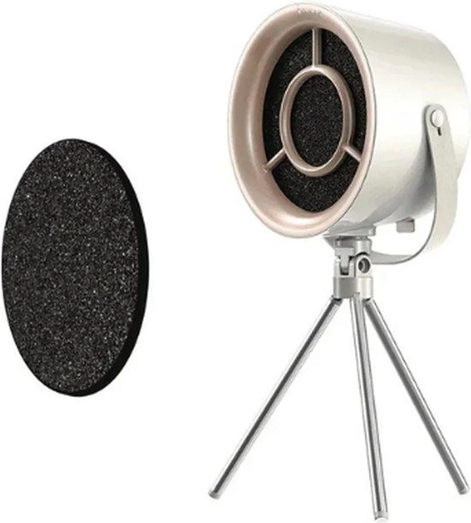Anti-poussière et allergènes : Purificateur d'air silencieux portable blanc
