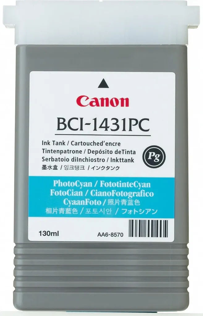 Cartouche Canon 8973A001 Encre Bci-1431 C Clair pour W6200 W6400