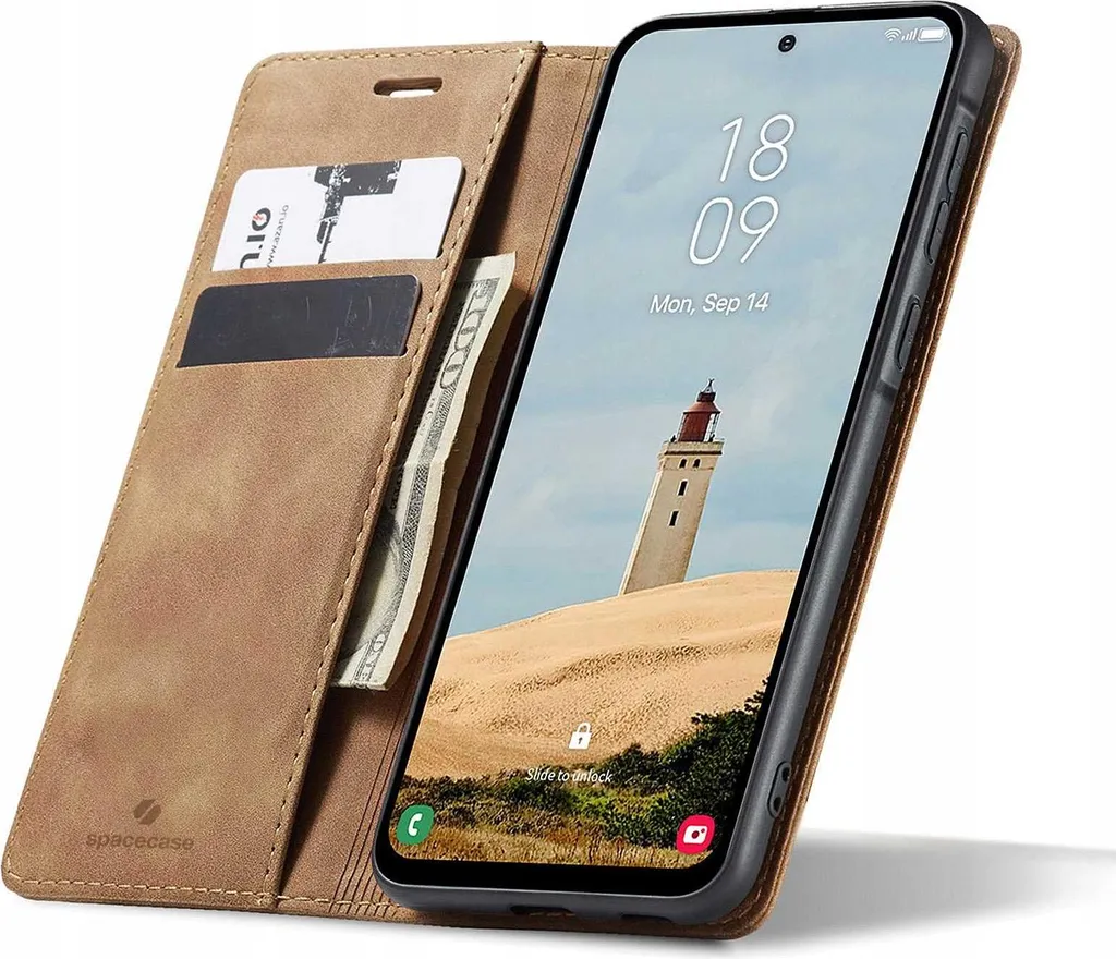 Custodia Samsung Galaxy A56 SPACECASE Marrone - Minimalismo e Qualità