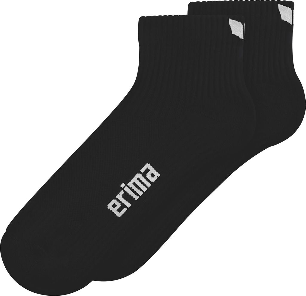 Erima Performance Socken 2er-Pack Schwarz 39-42