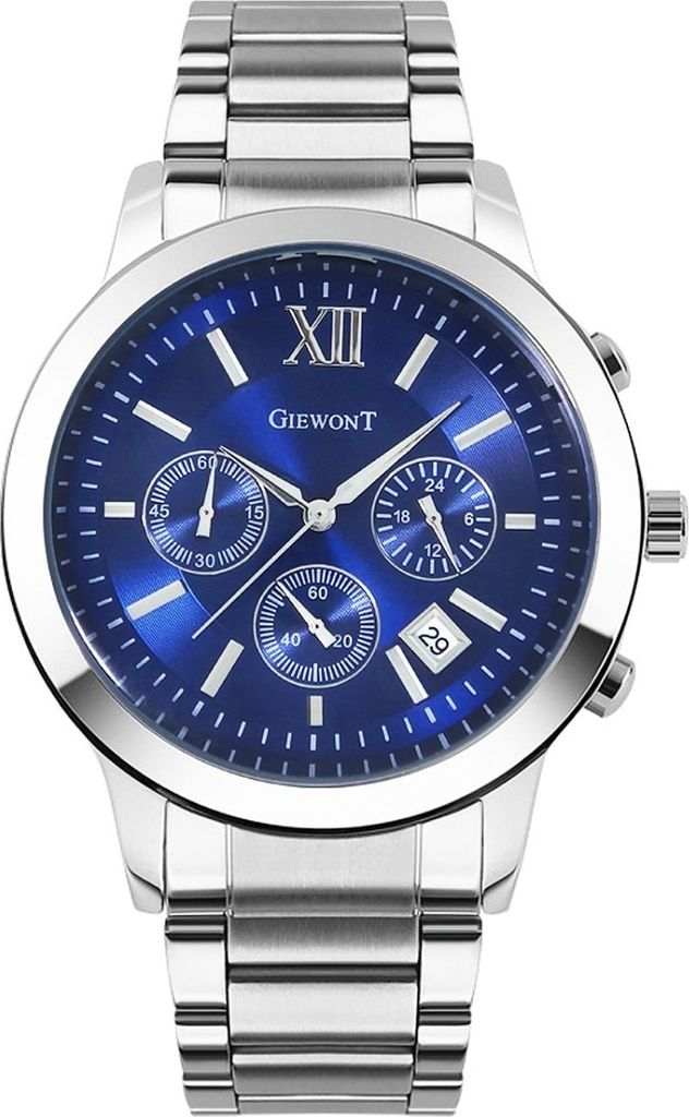 GIEWONT Apex Chrono GW6480-2 Cronografo Uomo Argento/Blu Immagine del prodotto 