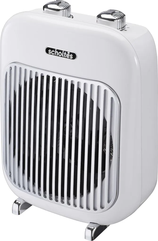 Chauffage soufflant puissant 2000W blanc Scholtes SCSV500B compact
