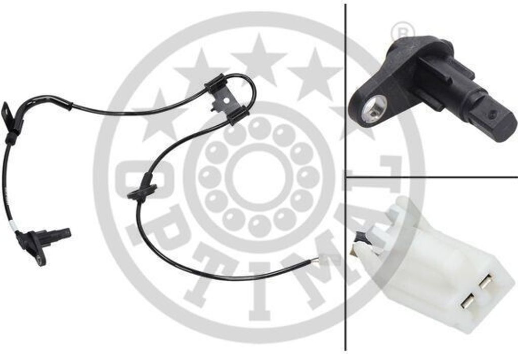 OPTIMAL ABS Sensor Raddrehzahl Hinten Links für HYUNDAI COUPE (GK) 06-S603