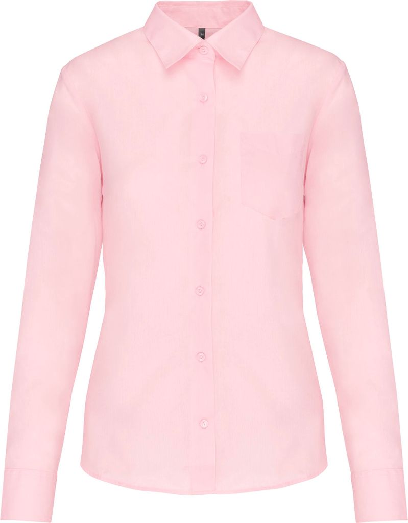 Kariban Popeline-Hemd Baumwollpolyester pflegeleicht für Damen
