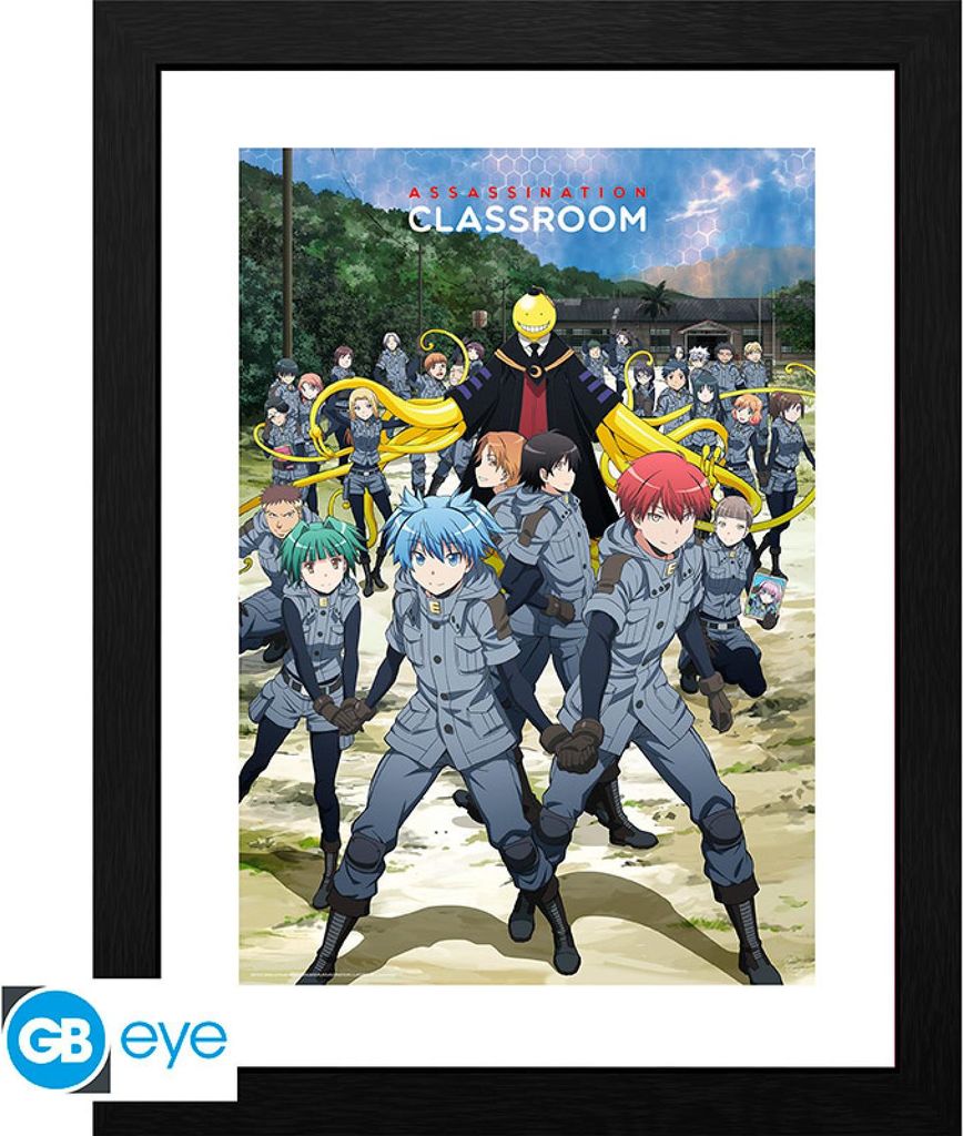 ASSASSINATION CLASSROOM - Framed print 3-E Class
