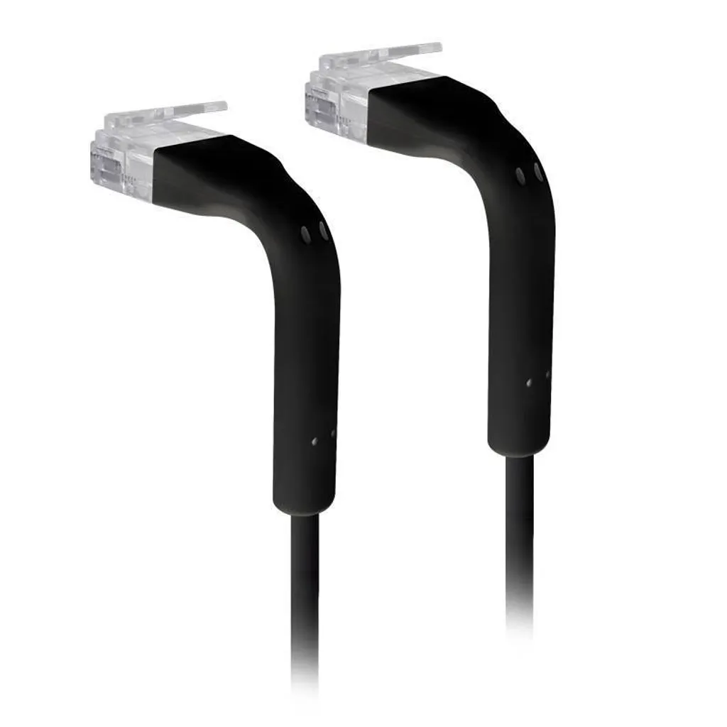 Ubiquiti UC-PATCH-8M-RJ45-BK Cavo Cat6 Nero 8m | Patch Sottile Professionale