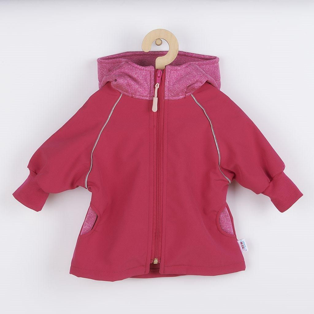 Softshell-Babyjacke New Baby rosa, Gr. 92 (18-24m)