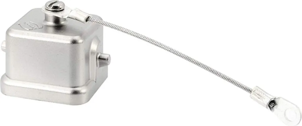 Capuchon protection HARTING 3A acier inox pour embase 1 levier - Robuste